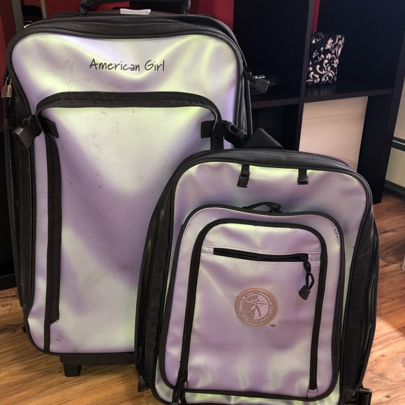 american doll suitcase set